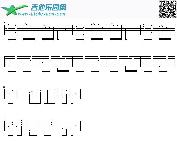 波尔卡吉他谱(GTP六线谱)_GTP六线谱　_第2张吉他谱