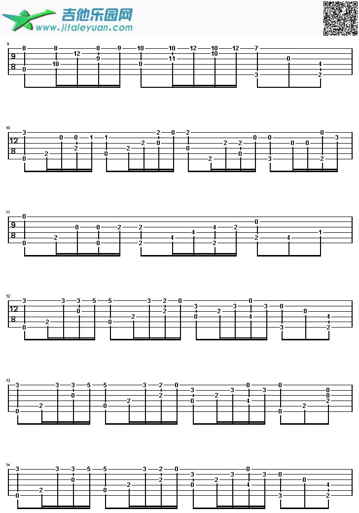 吉他谱：梦中的婚礼-认证谱第2页