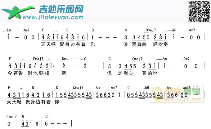 吉他谱：Dontsaygoodbye第2页