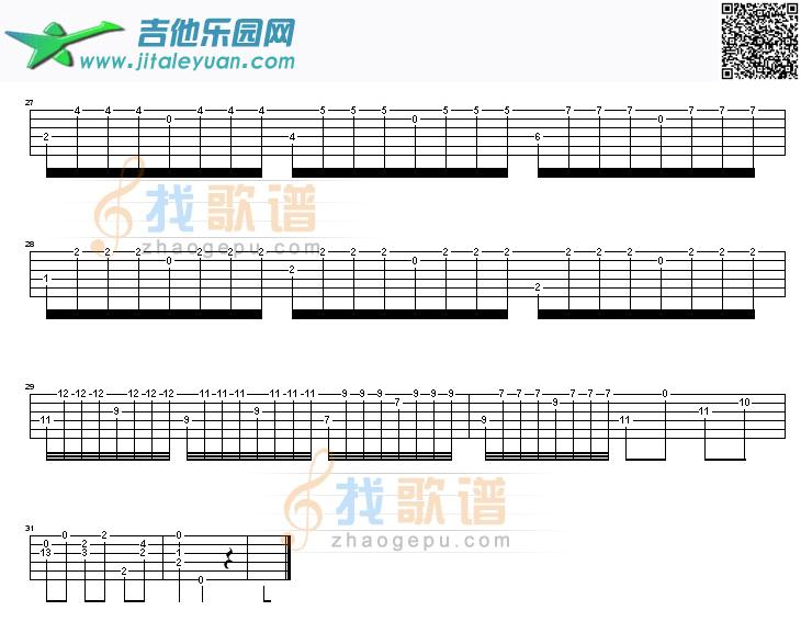 泪-轮指版吉他谱(GTP六线谱)_第2张吉他谱
