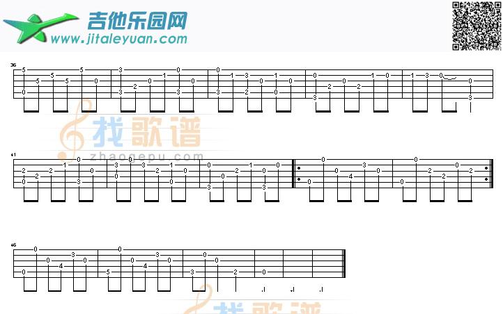 scarborough_fair-独奏吉他谱(GTP六线谱)_第2张吉他谱