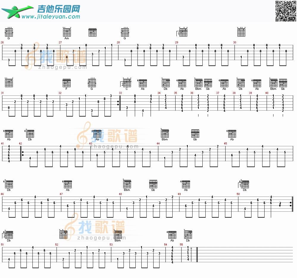 从心爱你1_陈晓东　_第2张吉他谱