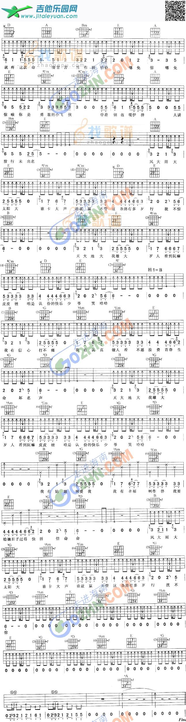再出发_第2张吉他谱